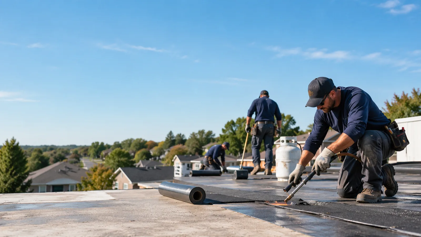 Flat Roof Leak Repair providers in Shade, OH